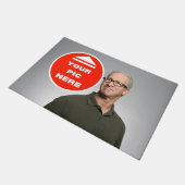 カワイイ！Doormat - パーソナライズされた - 24" x 36" ドアマット (アングル)