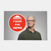 カワイイ！Doormat - パーソナライズされた - 24" x 36" ドアマット (正面)