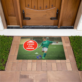 カワイイ！Doormat - パーソナライズされた - 24" x 36" ドアマット
