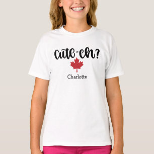 カワイエーおもしろいカナダ Tシャツ