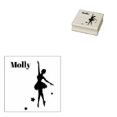 カワイオウナマバレリーナカスタムイニシャルラバースタム ラバースタンプ (押印)