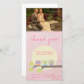 カワイオウル結婚ズありがとうフォトカード サンキューカード (正面/裏面)