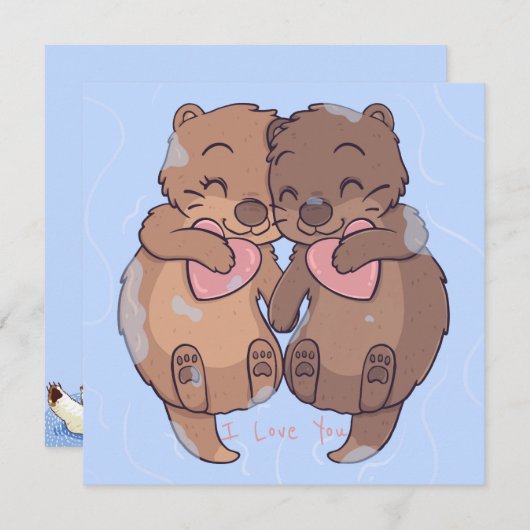 カワイオッタズホリデーカード シーズンカード (正面/裏面)