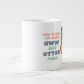 カワイオッター – ジャンボマグカップ ジャンボコーヒーマグカップ (正面)