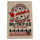 カワイオフィシャルサンタック抱き枕 ミディアムペーパーバッグ (裏面)