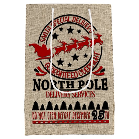 カワイオフィシャルサンタック抱き枕 ミディアムペーパーバッグ (裏面)