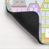 カワイオールドタウンカートゥーンハウスズマウスパッド マウスパッド (コーナー)