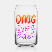 カワイカオス ガラス缶 (裏面)