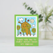 カワイカタツムリとタンデリオンフレンズ秋 ポストカード (スタンド正面)