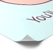 カワイカタツムリゆっくりと確実に決定引用文 ポスター (角)