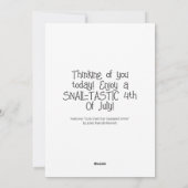 カワイカタツムリ星鋭角スマイル7月4日 シーズンカード (裏面)