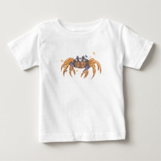 カワイカニスケッチ ベビーTシャツ (正面)