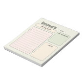 カワイカモダンスタマイズTodoリスト ノートパッド (回転)