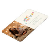 カワイカラフルトタイポグラフィハッピーオーリーズフォトホ マグネット (左側)