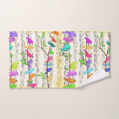 カワイカラフルトミュージカル鳥交響曲 – ハッピーソング  バスタオルセット (ハンドタオル)