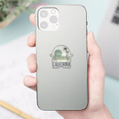 カワイカリフモダンォニアビーチデザイン | ヤシの木& シール (スマートフォン)