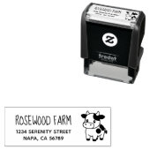 カワイカワイリターンのビジネスアドレス セルフインキングスタンプ (インサイチュ)