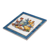 カワイカントリーキッチンポット タイル (側面)