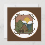 カワイカントリーキャビン任意の目的パーティー 招待状 (正面)