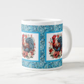 カワイカントリーロースターの名前の追加 ジャンボコーヒーマグカップ (正面右)