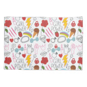 カワイガールお洒落パワードードルレトロ 枕カバー (裏面)