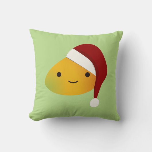 カワイクリスマスマンゴー クッション (正面)