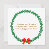 カワイクリスマス小妖精や小人とマンドリン (裏面)