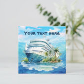 カワイクルーズ船ビーチパーティー 招待状 (スタンド正面)