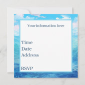 カワイクルーズ船ビーチパーティー 招待状 (裏面)