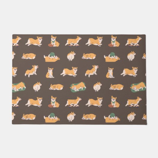 カワイコよくはしゃぐルギ ドアマット (正面)