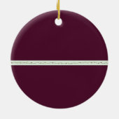 カワイコテージコア格言フォーザホリデーズマゼンタマゼンダ – セラミックオーナメント (裏面)