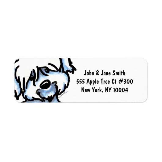 カワイコトンデチュレーパーソナライズされたア ラベル (正面)