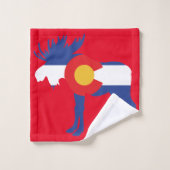 カワイコロラド州旗 バスタオルセット (ウォッシュタオル)