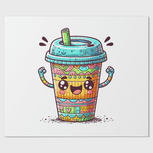 カワイコーヒー ラッピングペーパー (フラット)