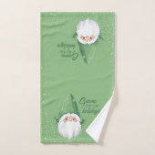 カワイサンタ格言フォーザホリデーズ バスタオルセット (ハンドタオル)