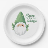 カワイサンタ格言フォーザホリデーズ ペーパープレート (正面)