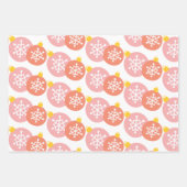 カワイシャークのクリスマスツリーとイニシャル ラッピングペーパーシート (正面3)