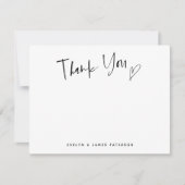 カワイシンプルトサンキューハート  ノートカード (正面)