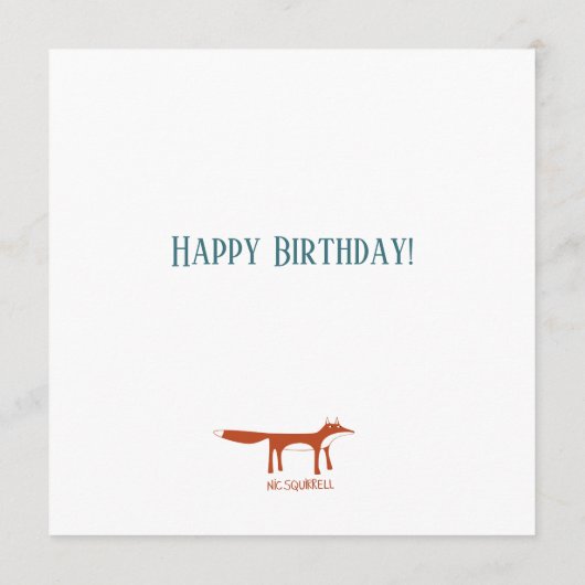 カワイシーガル誕生日カード アドバイスカード (裏面)