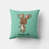 カワイジャカロープ – オースティン，テキサス州 クッション (裏面)