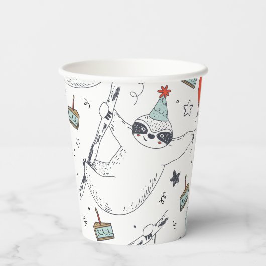 カワイスロース誕生日 紙コップ (裏面)