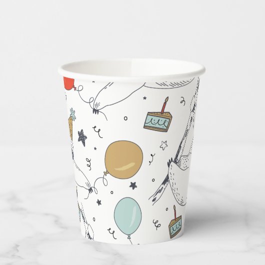 カワイスロース誕生日 紙コップ (左)