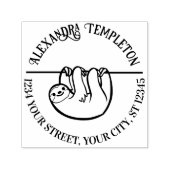 カワイズぶら下がったスナスネーム差出人住所 セルフインキングスタンプ (デザイン)