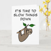 カワイズリラックススロース楽しい休日 カード (黄色い花)