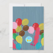 カワイタイガー – 子供の誕生日パーティの招待状 招待状 (裏面)