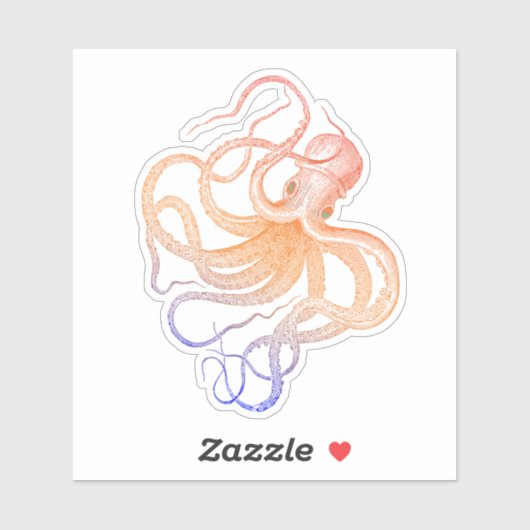 カワイタコヴィンテージイラストレーション シール (シート)