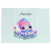 カワイタコ海の生物誕生日 ラージペーパーバッグ (裏面)