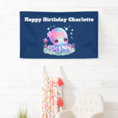 カワイタコ海の生物誕生日 横断幕 (インサイチュ)