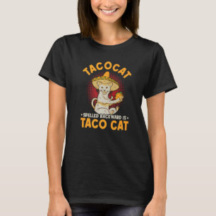 カワイタコ猫スペル逆 Tシャツ