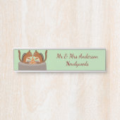 カワイチムンクス秋の結婚式カスタム サインプレート (正面)